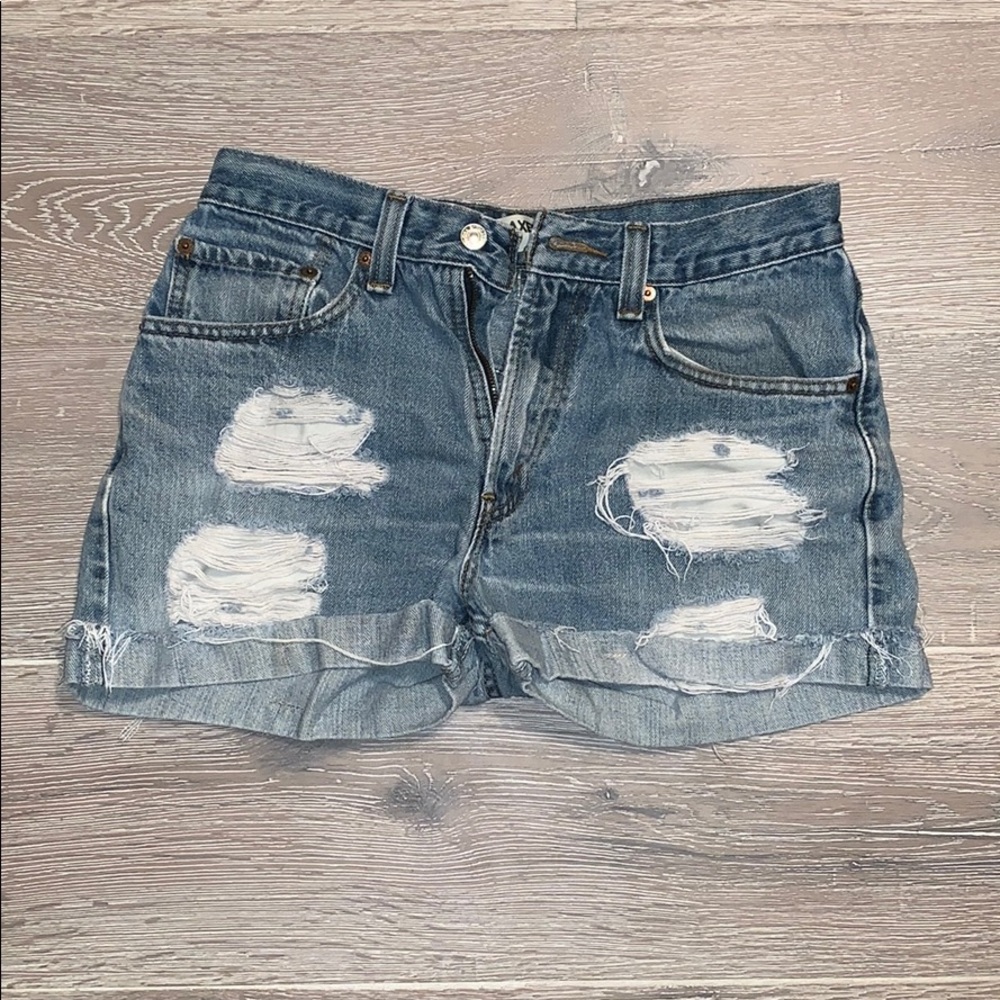 levi denim shorts